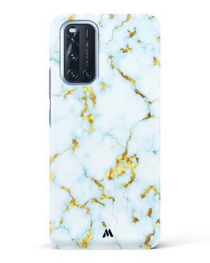 White Gold Marble Hard Case Phone Cover (Vivo)