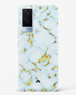 White Gold Marble Hard Case Phone Cover (Vivo)