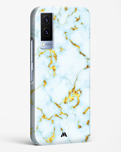 White Gold Marble Hard Case Phone Cover (Vivo)