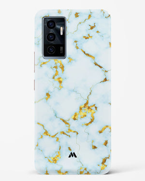 White Gold Marble Hard Case Phone Cover-(Vivo)