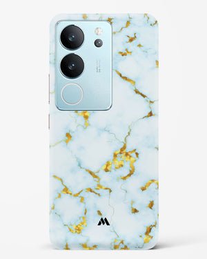 White Gold Marble Hard Case Phone Cover (Vivo)