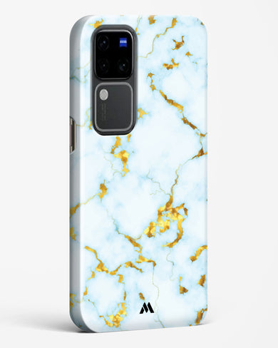 White Gold Marble Hard Case Phone Cover (Vivo)
