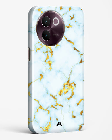 White Gold Marble Hard Case Phone Cover (Vivo)