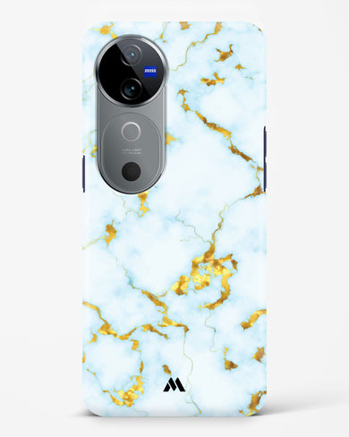 White Gold Marble Hard Case Phone Cover (Vivo)