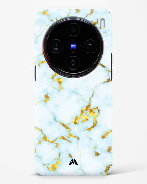 White Gold Marble Hard Case Phone Cover (Vivo)