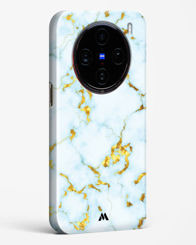 White Gold Marble Hard Case Phone Cover (Vivo)