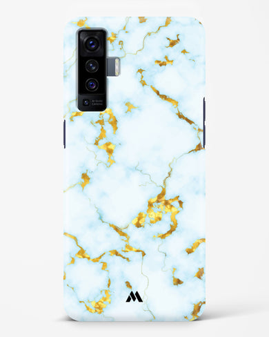 White Gold Marble Hard Case Phone Cover (Vivo)