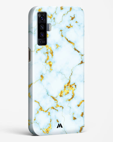 White Gold Marble Hard Case Phone Cover (Vivo)