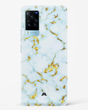 White Gold Marble Hard Case Phone Cover (Vivo)