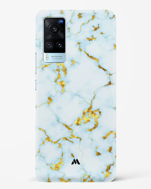 White Gold Marble Hard Case Phone Cover (Vivo)