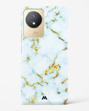 White Gold Marble Hard Case Phone Cover (Vivo)