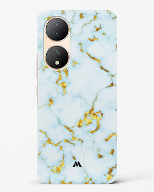 White Gold Marble Hard Case Phone Cover (Vivo)