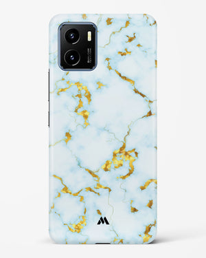 White Gold Marble Hard Case Phone Cover-(Vivo)