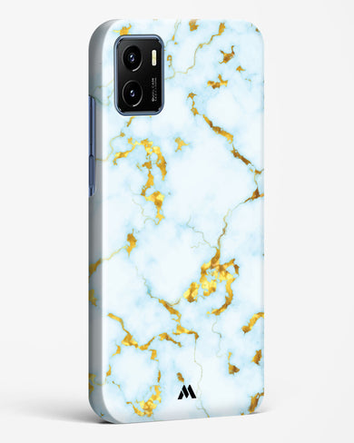 White Gold Marble Hard Case Phone Cover-(Vivo)