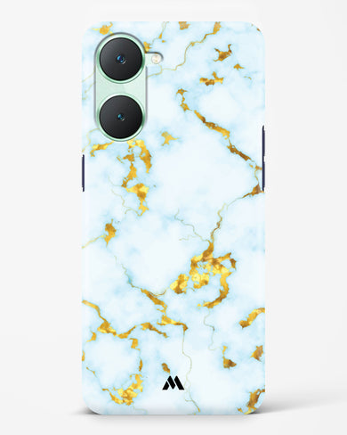 White Gold Marble Hard Case Phone Cover (Vivo)