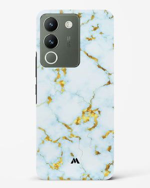 White Gold Marble Hard Case Phone Cover-(Vivo)