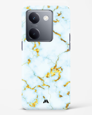 White Gold Marble Hard Case Phone Cover (Vivo)