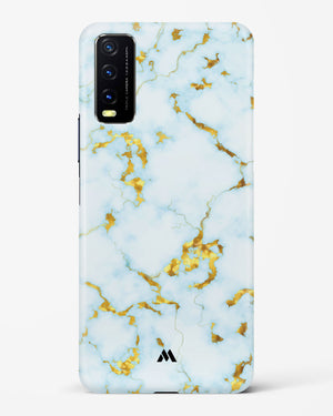 White Gold Marble Hard Case Phone Cover-(Vivo)