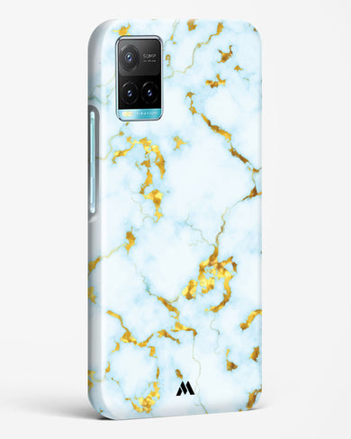 White Gold Marble Hard Case Phone Cover-(Vivo)