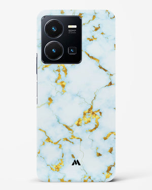 White Gold Marble Hard Case Phone Cover-(Vivo)