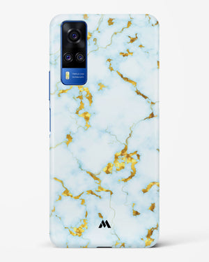 White Gold Marble Hard Case Phone Cover (Vivo)