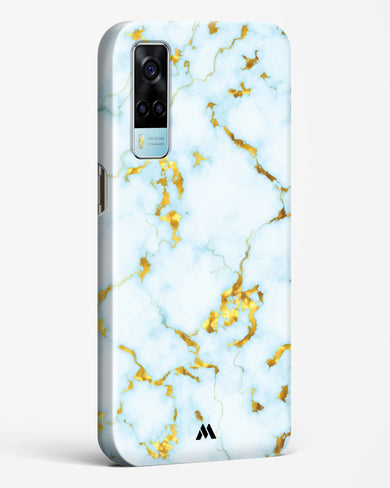 White Gold Marble Hard Case Phone Cover (Vivo)