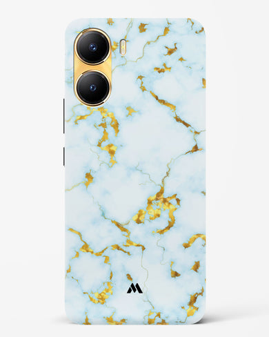 White Gold Marble Hard Case Phone Cover-(Vivo)