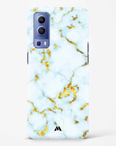 White Gold Marble Hard Case Phone Cover (Vivo)