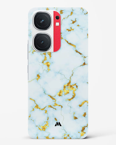 White Gold Marble Hard Case Phone Cover (Vivo)