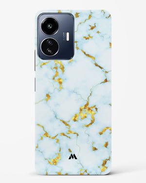 White Gold Marble Hard Case Phone Cover-(Vivo)