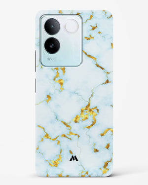 White Gold Marble Hard Case Phone Cover (Vivo)