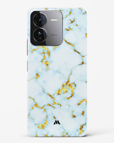 White Gold Marble Hard Case Phone Cover (Vivo)