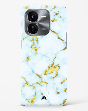 White Gold Marble Hard Case Phone Cover (Vivo)