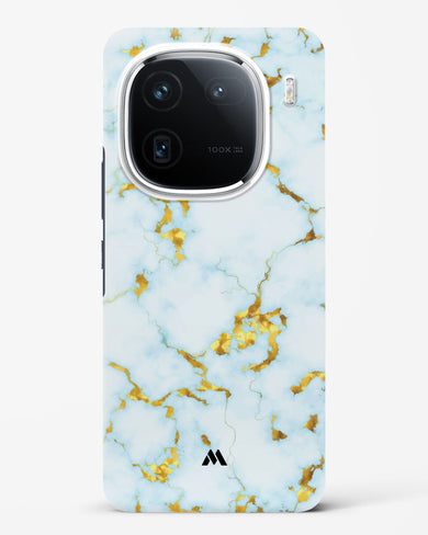 White Gold Marble Hard Case Phone Cover (Vivo)