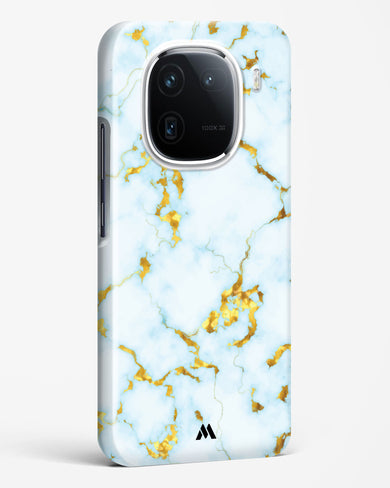 White Gold Marble Hard Case Phone Cover (Vivo)