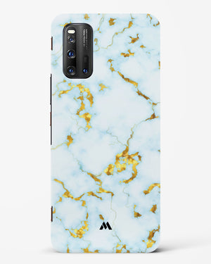 White Gold Marble Hard Case Phone Cover (Vivo)