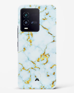 White Gold Marble Hard Case Phone Cover-(Vivo)