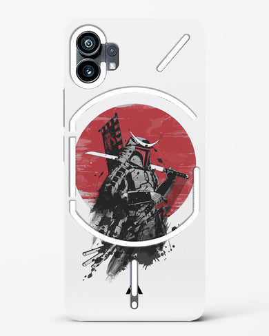 Samurai with a City to Burn Hard Case Phone Cover-(Nothing)