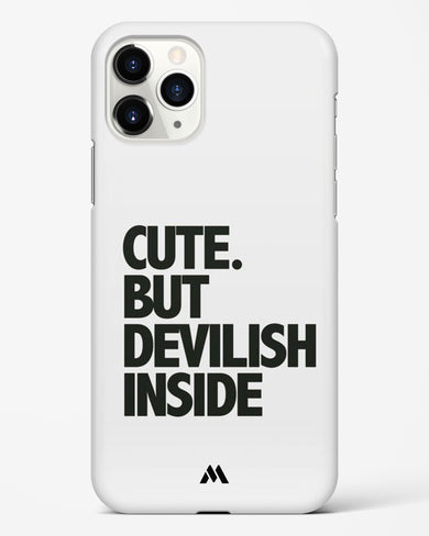 Cute But Devilish Inside Hard Case Phone Cover (Apple)