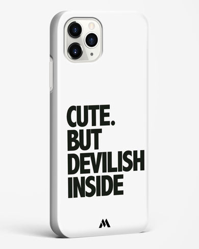 Cute But Devilish Inside Hard Case Phone Cover (Apple)