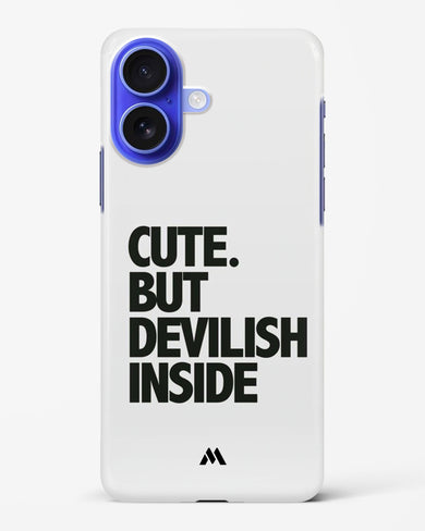 Cute But Devilish Inside Hard Case Phone Cover (Apple)