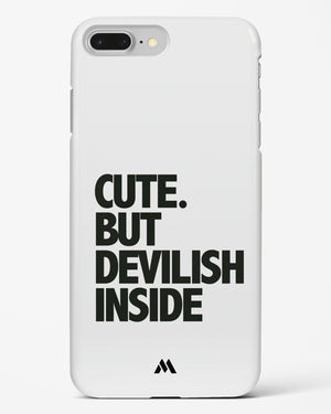 Cute But Devilish Inside Hard Case Phone Cover (Apple)