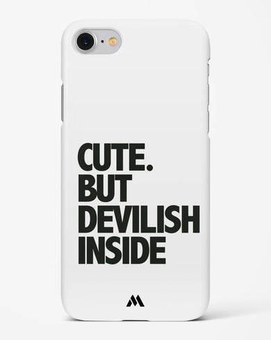 Cute But Devilish Inside Hard Case Phone Cover-(Apple)