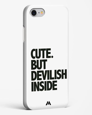 Cute But Devilish Inside Hard Case Phone Cover-(Apple)