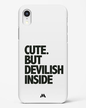 Cute But Devilish Inside Hard Case Phone Cover (Apple)
