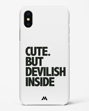 Cute But Devilish Inside Hard Case Phone Cover (Apple)