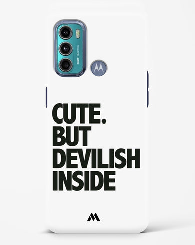 Cute But Devilish Inside Hard Case Phone Cover (Motorola)