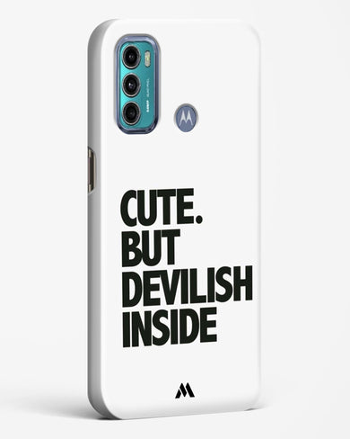 Cute But Devilish Inside Hard Case Phone Cover (Motorola)
