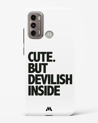 Cute But Devilish Inside Hard Case Phone Cover (Motorola)