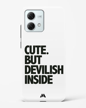 Cute But Devilish Inside Hard Case Phone Cover (Motorola)